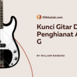 Kunci Gitar Dang Penghianat Au dari G: Versi Mudah