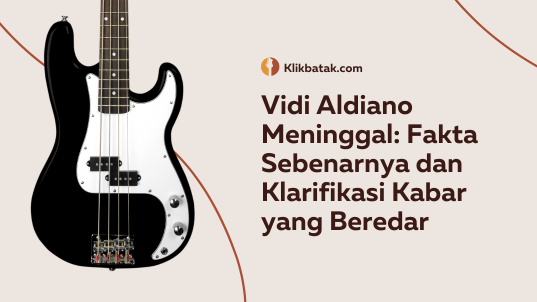 Vidi Aldiano Meninggal: Fakta Sebenarnya dan Klarifikasi Kabar yang Beredar