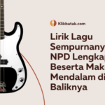 Lirik Lagu Sempurnanya Aku NPD Lengkap Beserta Makna Mendalam di Baliknya